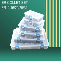 밀링머신 소형 공작기계 1Set ER11 ER16 ER20 ER25 ER32 ER40 스프링 콜릿 AA 고정밀 0.005mm CNC 밀링 공구 홀더 조각 기계 선반, AA ER40-24PCS, 1개