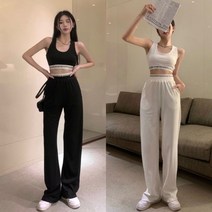 힙한 여성 트레이닝 세트 꾸안꾸