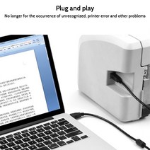 철근탐사기 USB2.0 프린터 케이블 및 스캐너 용 완전 구리 고속 스퀘어 포트 데이터 1.5M, 한개옵션0
