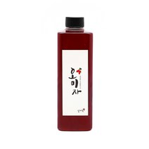 [당일발송] 담아요 오미자청 500ml 플라스틱병 수제청 친환경 오미자 원액, 1병