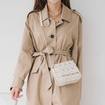 에이치플러스몰 미니 크로스백 가죽 프린팅 골드체인 포인트 미니백