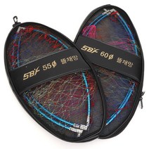 (라이트피싱) 알루미늄 바다경심망 55 60파이뜰채망 고급 물고기 그물망 피쉬뜰망, 레드 60파이