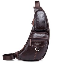 정품 자전거백팩 Hebetag 가죽 슬링 백 크로스바디 백팩 남성 여성 여행 야외 캠핑 #40커피(캔버스) 내구성 빈티지, #07coffee