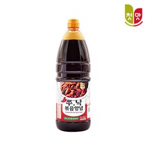 [청우]첫맛 쭈낙 볶음 양념 소스 쭈꾸미 낙지 양념장, 2.1kg, 7개