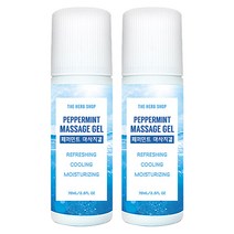 더허브샵 쿨링 페퍼민트 바디 마사지겔 75ml, 2개