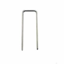 U자형 철근핀 앙카 유자형 100개 야자매트핀 고정 부자재, 길이 8mm 30cm 100개