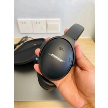 Bose QuietComfort45 무선 노이즈 캔슬링 헤드폰 헤드셋 액티브 노이즈 캔슬링 블루투스 헤드셋 qc45, 블랙