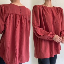 위쉬몰 / 위쉬몰 TG 셔링뒷버튼블라우스(E936H110) 빅사이즈