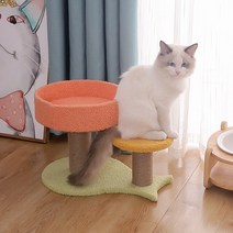 고양이 나무 등반 프레임 키 큰 타워 대형 콘도 아늑한 퍼치 침대 긁힘 포스트 점프 플랫폼 장난감 2 레, 02 1 layer, 02 1 layer