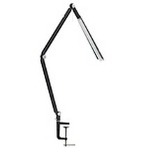 실내인테리어 클램프 LED조명등 관절형 책상스탠드, 하트샵 화이트_일자고정쇠