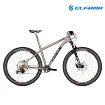 2023 엘파마 룩손 6 XT 12단 티타늄 MTB 자전거, 17, 브러쉬드티탄