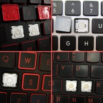 asus acer hp dell ibm lenovo xiaomi huawei 캡 키 캡 및 힌지 교체용 새 노트북, 1 키 캡 및 힌지
