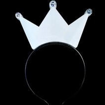 루비나 LED 머리띠 야광봉, 1개, 화이트