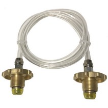 LPG 가스 버너 충전 연결 튜브관 호스 8mm 5mm, 유형 B - 구리 러너