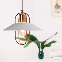 LED갓1등 펜던트조명/캐서린펜던트/앤비식탁등 앤코, LED8W벌브/전구색, 화이트