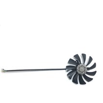 노트북쿨링패드 HA9010H12F-Z RX 550 460 2G GPU 대체 쿨러 팬 MSI RX560-AERO-ITX 그래픽 카드 냉각 교체, 01 4pin