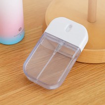 스퀘어 스프레이 공병 투명 손소독제 향수 리필용기, 1개