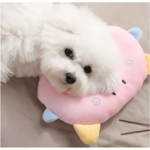 강아지 고양이 베개 애착 인형 꿀잠 반려동물 장난감 겸용 배게 댕냥쿠션 개 기절 배개, 핑크, 돼지베개