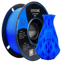ERYONE PLA Plus Filament 1.75mm PLA+ 3D Printer Filament +/-0.03mm 1kg (2.2lbs)/ Spool Black, D-blue