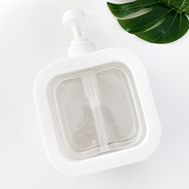 와이홈 주방세제 핸드워시 사각 리필용기 공병 디스펜서, 500ml 스티커심플핸드워시