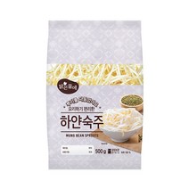 맑은물에 요리하기 편리한 하얀숙주 500g, 단품