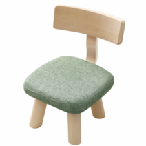 어린이 의자 생각하는의자 나무 벤치 유아 아기의자, I (25x39cm)