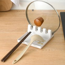제이와이홀딩스 요리 조리도구 국자 받침대 냄비뚜껑 거치대, 그레이, 1개