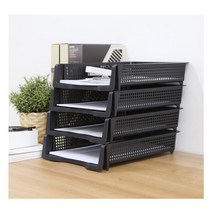 화일 서류정리함 A4 파일 문서정리 데스크 사무용 가정용 Rack, 세로 그레이