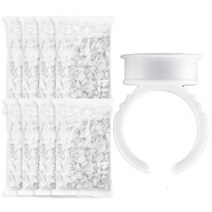 링컨테이너 기본형 반지색소컵 반영구화장 타투 SMP재료, 듀얼타입 800개입