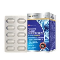 내츄럴플러스 프로바이오틱 혼합유산균 500MG X 60캡슐 바이오틱스추천 피부유산균 유산균추천