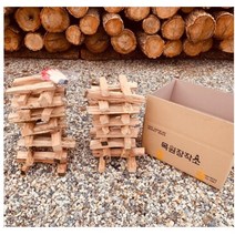 목원장작소 캠핑용 장작, 20kg, 4개