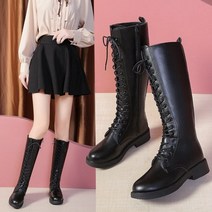 롱부츠 워커힐 기모안감 부티힐 레이스업워커 웨스턴부츠 LK-W08