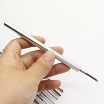 우드카빙키트 나무 조각 칼 도구 세트 미니 호두 알루미늄 공급 7 피스, 한개옵션0