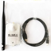 무선랜카드 와이파이수신기 wifi어댑터 usb alfa rtl8187 칩셋 2000mw 무선 54mbps 무선 네트워크 카드 kali linux, 1-포장하지 않고