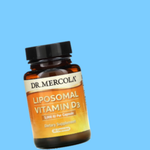 비타민d3 Dr. Mercola 리포소말 비타민D3 해바라기 레시틴 추출 비타민D-3 125mcg(5OOOIU) [3O정*1병]