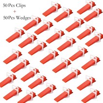 건설 도구 실노 천을 마 상자 홀더50pcs 11.522.53mm 타일 레벨링 시스템 클립 50pcs 웨지 레벨러 스페이서 세라믹 타일 레벨링을 위한 건설 도구, 1.0mm