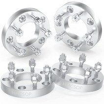 5x5~5x4.5 변환 휠 스페이서 25mm(1인치) 82.5mm 허브 보어 지프 커맨더 XK 그랜드 체로키 WJ WK 랭글러 JK JKU 닷지 저니 4피스 5x127~5x5x용