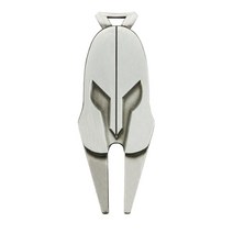 Divot Tool Pitchfork 항산화 인체 공학적 디자인 휴대용 미니 피치 수리 도구 골퍼 훈련 액세서리, 고대 주석