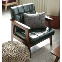 캐쥬얼 엔틱 고급 인조가죽 1인용 카페 쇼파 (6색) 좋은 소파 비싼 심플, A다크레드+내츄럴원목