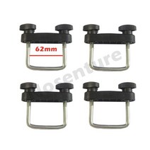 루프바스켓 루프랙 자전거캐리어자동차 SUV RV 범용 마운트 홀더 브래킷 루프 랙 옥상 화물 캐리어 스틸, 01 62mm 4pcs, 62mm 4pcs