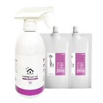 차아염소산수 리빙럽 살균소독수 스프레이 500ml, 리빙럽 본품+리필2