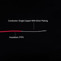 오토바이 전기부품 전선 2M/20M PTFE 실버 도금 구리선 38/36/34/30/28/26 AWG 마이크로 파인 UL1423 고온, 10 주황색_01 2M_02 36AWG