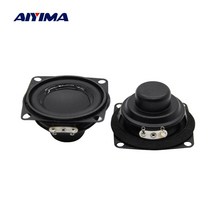 우퍼스피커 층간소음 업소용 카페 매장 스피커 aiyima 2pcs 2 인치 53mm 4 ohm 6w 방수 멀티미디어 베이스 홈 시어터 확성기 diy 증폭기, 둘