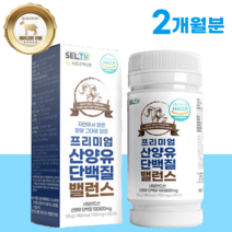 네덜란드 프리미엄 산양유 단백질 밸런스 정 180정 식약처 해썹 인증 류신 근육 BCAA 유신 루신 여성 남성 노인 프로틴 보충제 알약 케이스 증정, 1병