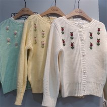 치크 DP01 코디용 꽃덧수 가디건 CKCK2212G