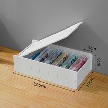 JINGHENG 세이프박스 비상금 지폐 보관함 현금 보관 통 금전함, 동전통 덮개식