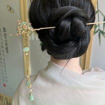 펜던트 궁중 빈티지 중전 장신구 복고풍 쪽머리 악세사리 자개 삔 한복비녀