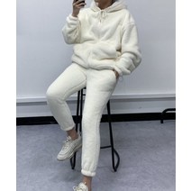 보아 양털후리스 남자 겨울츄리닝세트