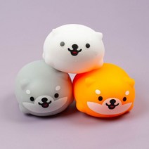 시바견말랑볼 (3개세트) 시바견말랑이_[221215EA], 본상품선택