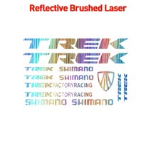 투명 트렉 비닐 자전거 스티커 프레임 mtb dh 탄소 섬유 자전거 데칼 trek 도로 사이클링 장식 스티커 228 225 225, 반사 브러시, 내가 45cm x 28cm